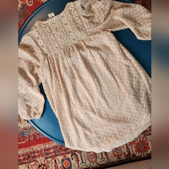 Anthropology One September Anwen Puff Sleeve dress small - Picture 3 of 9